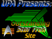 UPA Presents Outstanding Star Trek Site