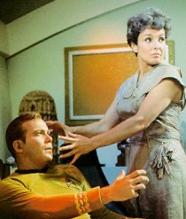 The Salt Creature as Nancy Crater preparing to attack Captain Kirk